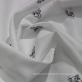 C52%tencel48%Twill 1/2z white printed cotton tencel fabric